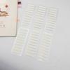 120Pcs White Clear PET Label Repositionable Writable Page Marker Bookmarks Clear PET Adhesive Notes for Binder Planner