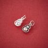 S925 Sterling Silver Gourd Pendant & Fortune Charm DIY Bracelet
