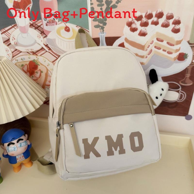 Childrens Educational Backpack Compact School Outdoor Breathable Nylon For Students With Letter Print