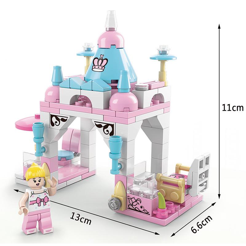 Granular Assembling Street View Building Block Children'S Educational Toys Diy Assembling Building Block Car Boys And Girls Military Building Block