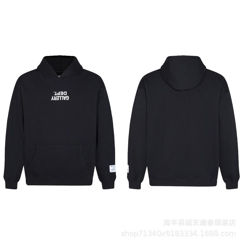Oversized Hooded Sweatshirt With Graffiti Letter Print Loose Fit Cotton Pullover Men Casual Streetwear