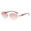 Elliptical Cat Eye Sunglasses For Women With Pc Frame Uv400 Protection Fashion Accessory For Outdoors
