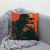 Singer P-Post Malone Rapper Pillow Case Soft Cushion Cases for Farmhouse Sofa Decor Home Decorations and Protector Pillow Case