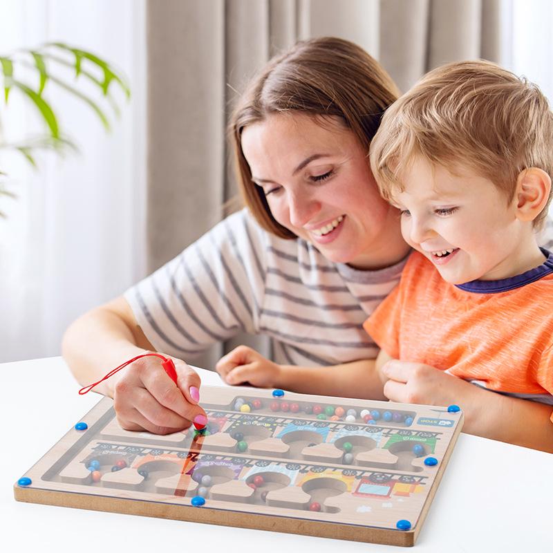 Toddler Magnetic Maze Puzzle: Concentration & Logical Thinking Toy