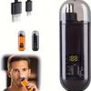 Electric Nose Hair Trimmer with LED Display Rechargeable Portable Painless Hair Remover for Men Women