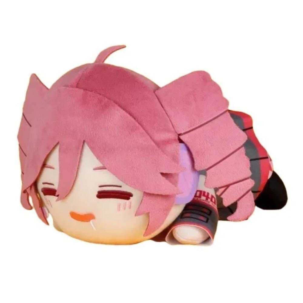 Cute Kasane Teto Nuipurike Osuwari Plush Doll Sleeping Doll In Prone Position Pink Hair Girl Stuffed Pilow For Kid Birthday Gift