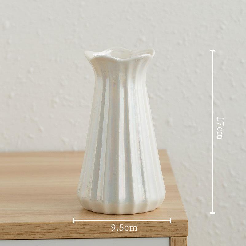 Creative Ceramic Electroplated Colorful Ceramic Arm Vase Modern Art Abstract Arm Ceramic Floral Vase Flower Arrangement Ornament