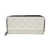 Used 12564 Zippy Wallet Horizontal M14127 7940 Japan Exclusive RFID IC Chip Taiga Rama Monogram Optic White Men's from