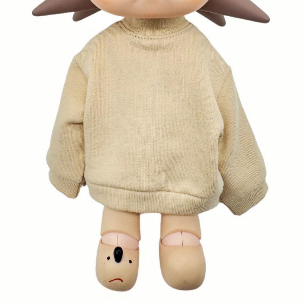 Cute Sweatshirt Clothes Multicolors Cartoon Doll Dress Up Decorations  For 1/8 Dolls