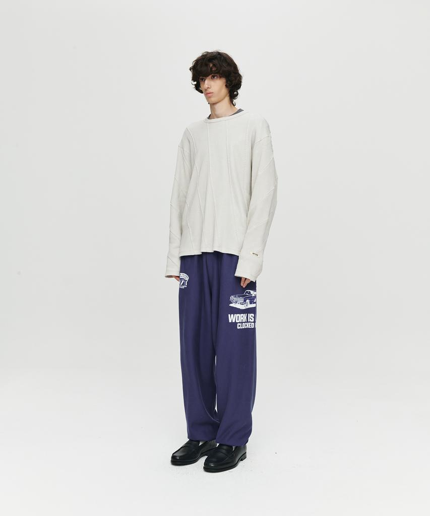 Hoite Het Closed Out Car Sweatpants (Purple)