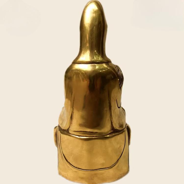 Copper Home Furnishing Ornaments Dedicated Guanyin Buddha Statue Guanshiyin Bodhisattva
