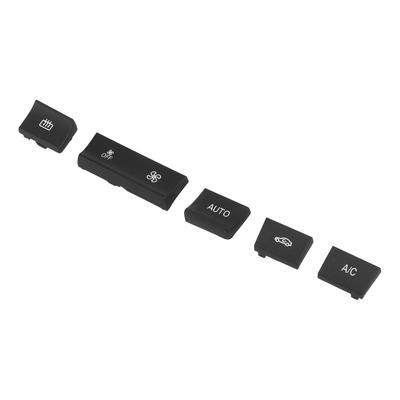5 Pièces Couvercles de Boutons de Chauffage AC Autocollants de Boutons de Commande Climatique Remplacement pour Modèles Série 1 2 3 4 F