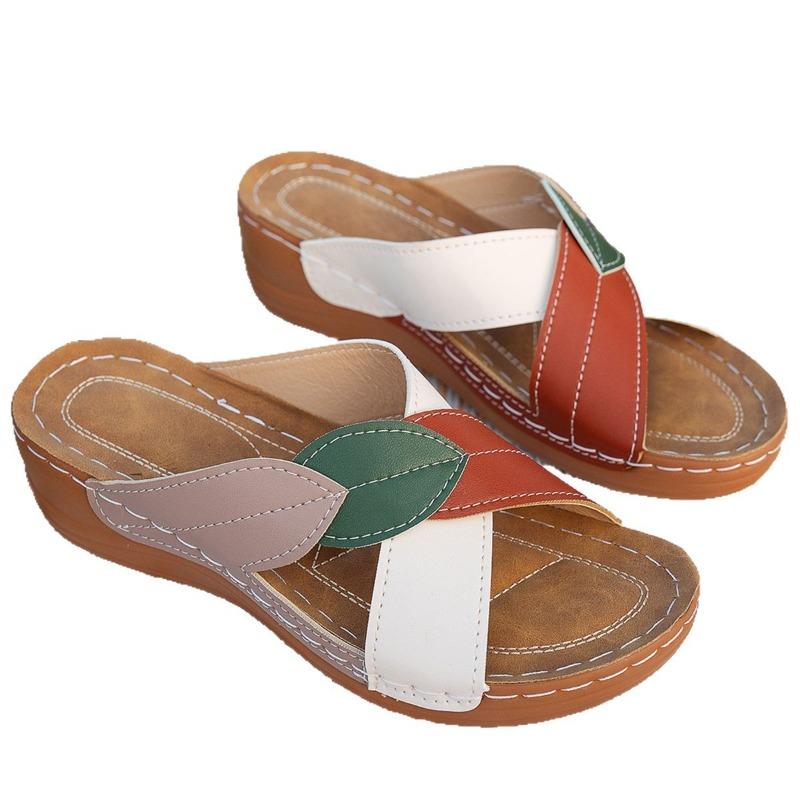 Women’s Open-Toe Slide Sandals Soft Sole Casual Summer Shoes