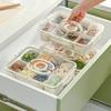 Leakproof Stackable Kitchen Containers Sturdy Plastic for Refrigerator and Freezer Use