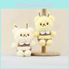 Cute Bumblebee Bear Plush Toy Keychain With Pp Cotton Filling For Animal Lovers