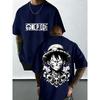 Anime Printed Men's and Women's T-shirts Casual Tops Fashionable Streetwear
