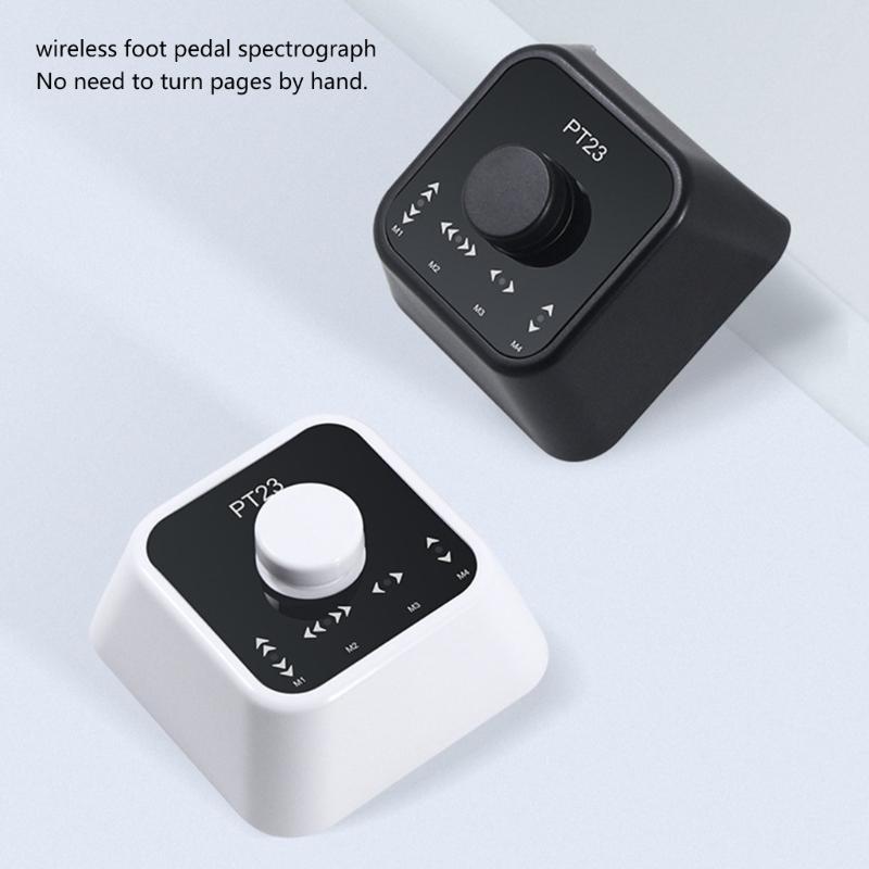 High Sensitivity Foot Operated Wireless Page Turner Pedal for Seamlessly Music Performances and Classroom Use, Recording