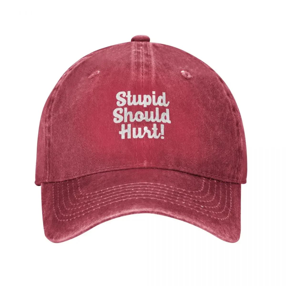 Stupid Should Hurt Baseball Cap Dropshipping sailor cap for Unisex Trucker Cap Golf Wear Luxury Women Unisexs