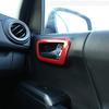 For Toyota Tacoma 2016- ABS Red Interior Door Handle Bowl Frame Cover Trim