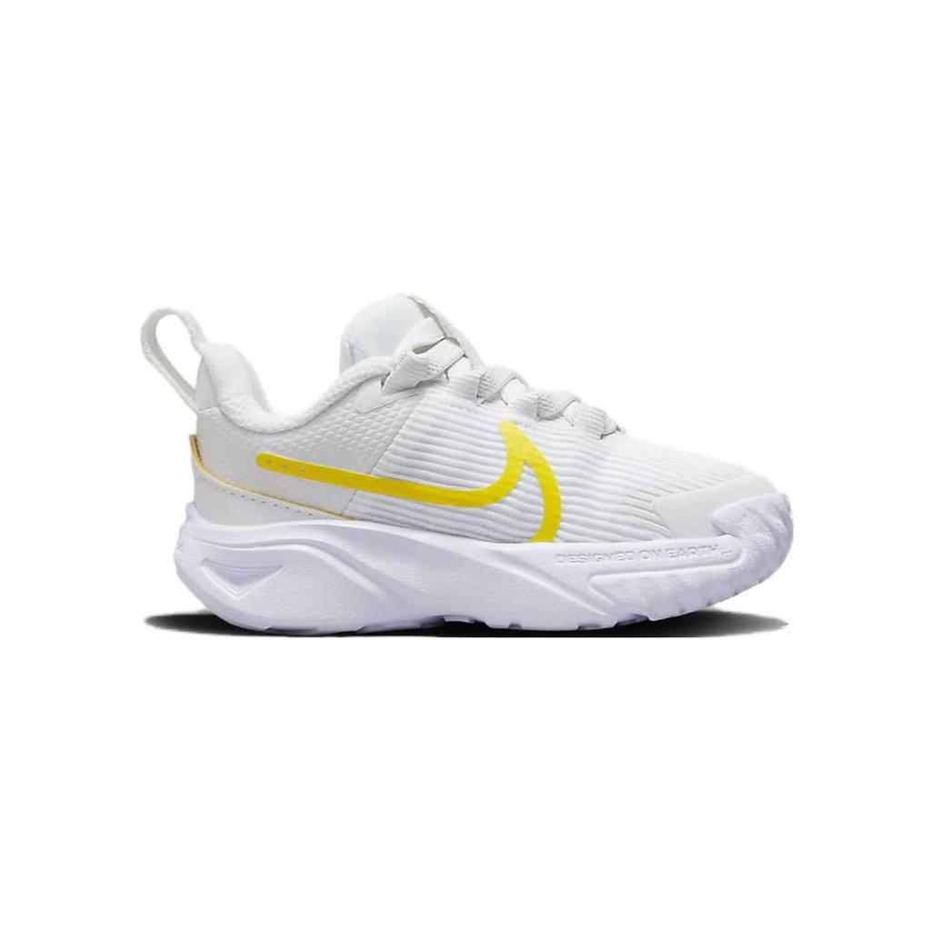 Nike Star Runner 4 TD Summit White Opti Yellow Baby Sneakers Vivid-Sulfur DX7616-101