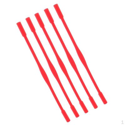 5 Pcs Silicone Eyeglass Eyeglasses Neck Retainers Eyewear