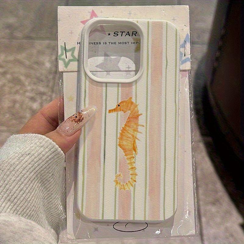Phone Case For iPhone 17 16 15 14 13 12 11 Pro Max XS XR Plus 17 Air 16 17 Pro Soft Cover Cute Hamster Floral Green Plaid Design