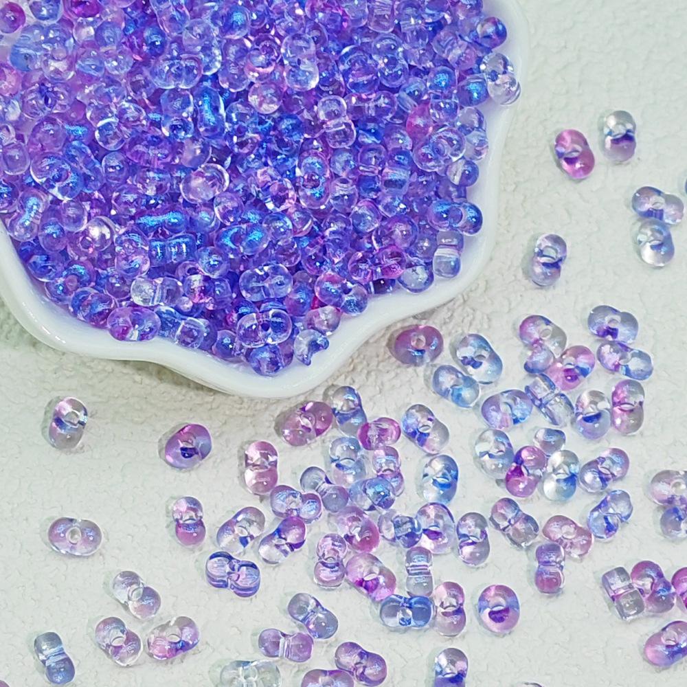 3x6mm Peanut Glass Rice Beads for DIY Jewelry Making: Loose Beads for Bracelets and Necklaces.