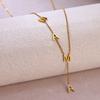 Elegant Mama Letter Y Necklace For Women Fashion Stainless Steel Jewelry Charm Gold Color Waterproof Choker Mothers Day Mom Gift