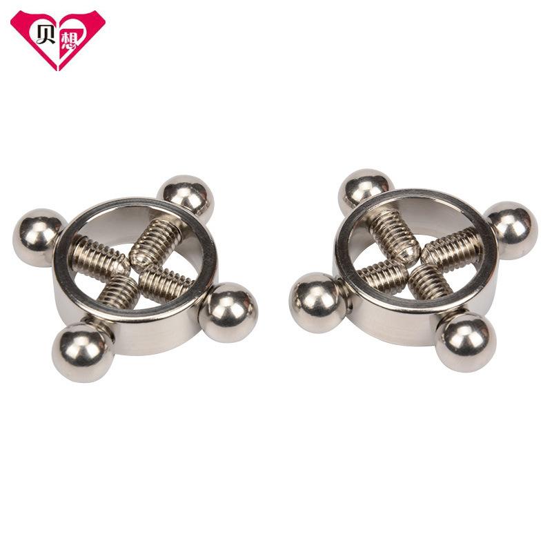 Sexy Nipple Clamp Nipple Stimulation SM Female Slave Training Nipple Clamp Chain Couple Flirting Adult Supplies Alternative Sex Toy