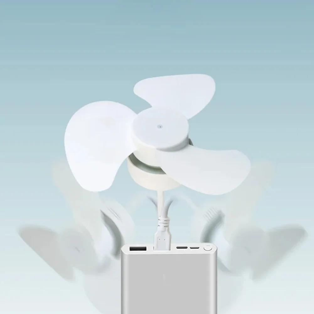Modern LED Ceiling Fan E27 Base/USB Indoor Ceiling Fan Light Hose Extender Small Ceiling Fan Light for Bedroom Living Room