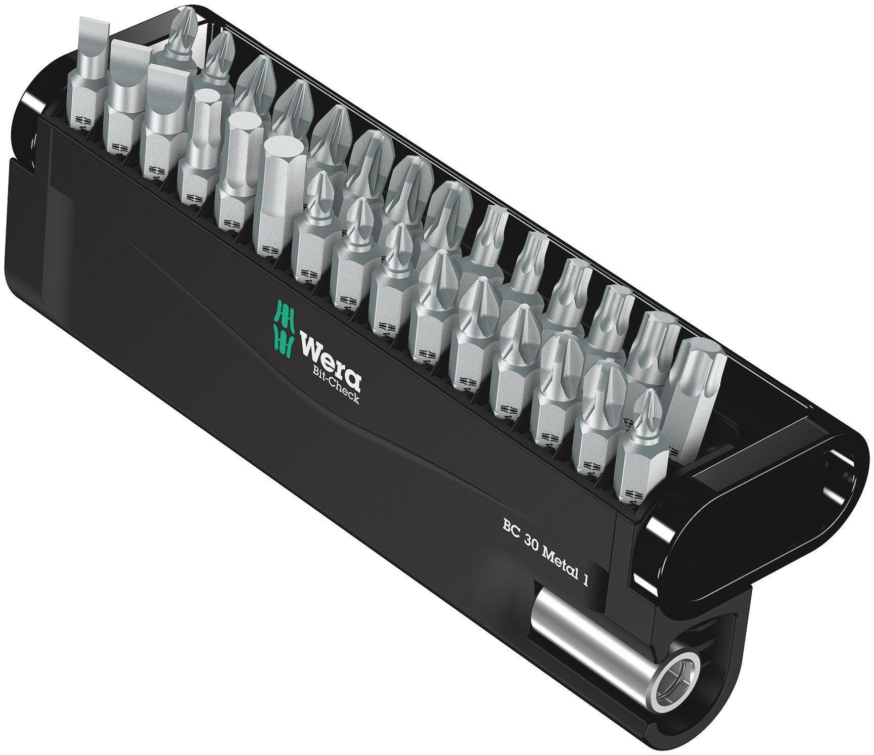 

Wera 05057434001 30 Metal Bit 30 Bits Bit-Check Set,