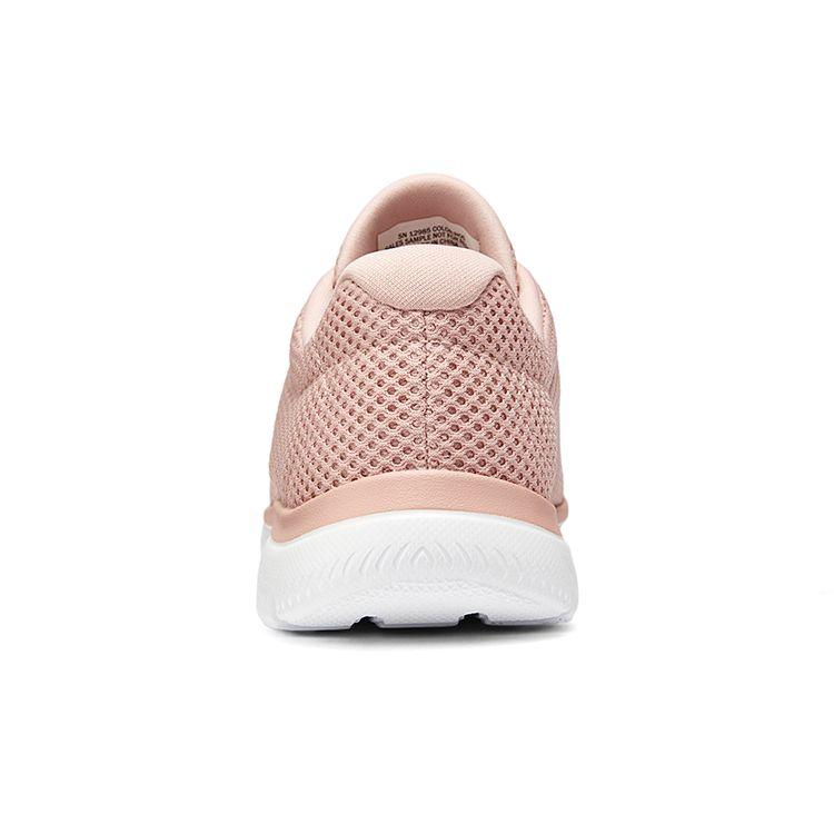 Skechers Summits Mesh Comfortable Versatile Shock-Absorbing Durable Breathable Lightweight Low-Top Casual Shoes Women sneaker Pink 12985-ROS