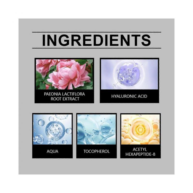 Feuchtigkeitsspendendes Gesichtsserum für jugendliche Haut  Tiefe Feuchtigkeitsversorgung mit Glycerin, Hyaluronsäure & Pfingstrosenextrakt  Anti-Aging, Reduziert Falten & I