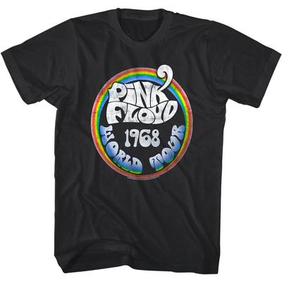 Pink Floyd Rainbow World Tour 1968 Herren T-Shirt Rockband Album Konzert Merch
