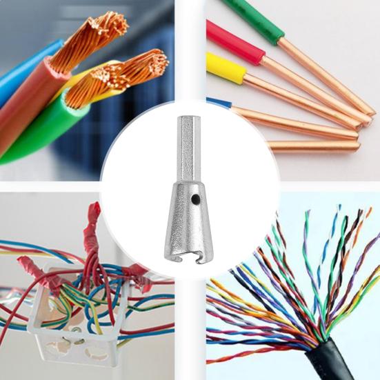 Drill Wire Twister Tool Heavy Duty Metal Electrical Power Drill Wire Nut Twister Hex Shank Wire Connector Socket Cable Twisting Tool