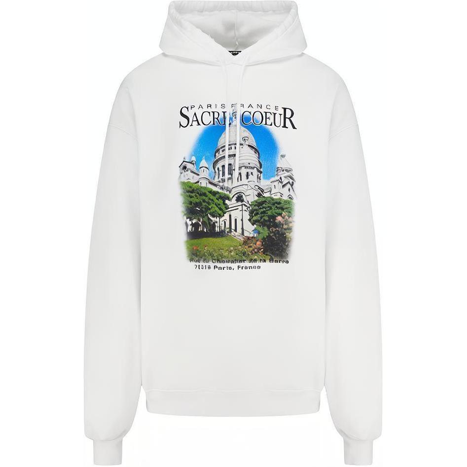 Balenciaga Sweatshirt Loose Fit Men`s White