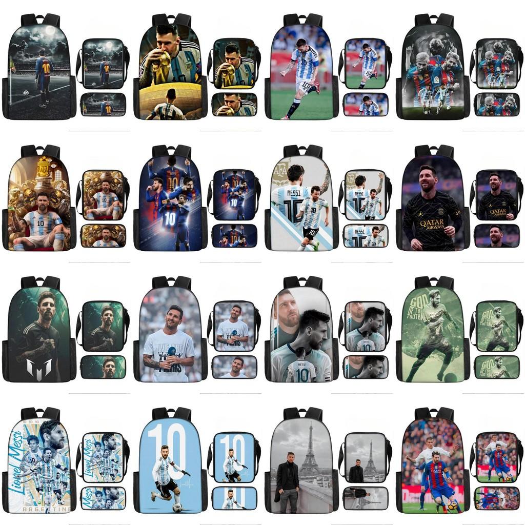 Elementary Students School Backpack Set Lightweight Oxford With Multiple Compartments For Afterschool Tutorage