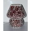 Mushroom Shaped Mosaic Glass Lamp for Home/Office/Festival Decoration (Bulb Not Included)  (23 cm)