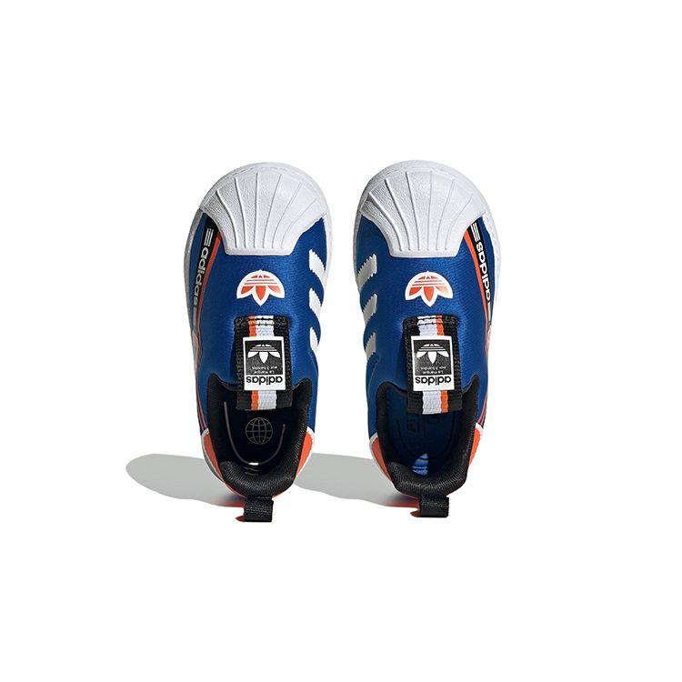 Adidas Originals Superstar 360 Shoes Baby Shoes Blue Orange White HQ4077