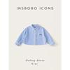 Insbobo Girls' Shirts Autum 2025 New Kidsren's Shirts Good-Looking Baby Tops Spring and Autum Girls' Kidsren's Clothing