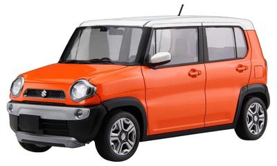 Fujimi Modell Maßstab NEXT Serie 2 Suzuki Hustler Kunststoffmodellauto NX2 1/24 Nr. (Passionsfruchtorange) Vorgefärbt