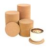 10PCS Cup Mat Natural Round Wooden Pad Durable Non-Slip Cork Coaster Tea Coffee Mug Drinks Holder For Table Decor DIY Tableware