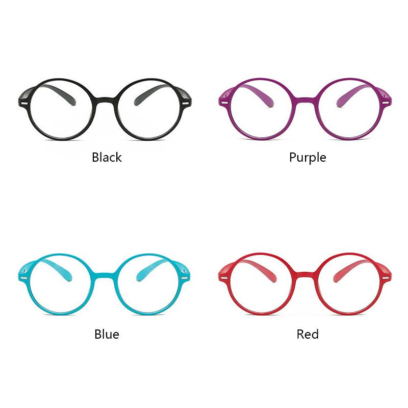 Retro Round Reading Glasses Blue Light Red Blue Purple Colorful Frame Glasses Presbyopic Eyeglasses Women +1.0 +1.5