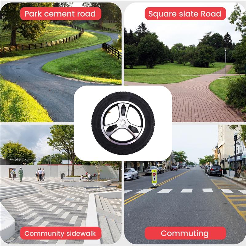 Elderly Electric Wheelchair Scooter 12Inch Wheel 12 1/2X2 1/4 Pneumatic Tire Inner Tube Wheel Hub Equipment Tire-A87Q