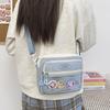 2025 neue Mode-Umhängetasche im koreanischen Stil süße Umhängetasche Anime-Themen-Umhängetasche Nylon Studententasche