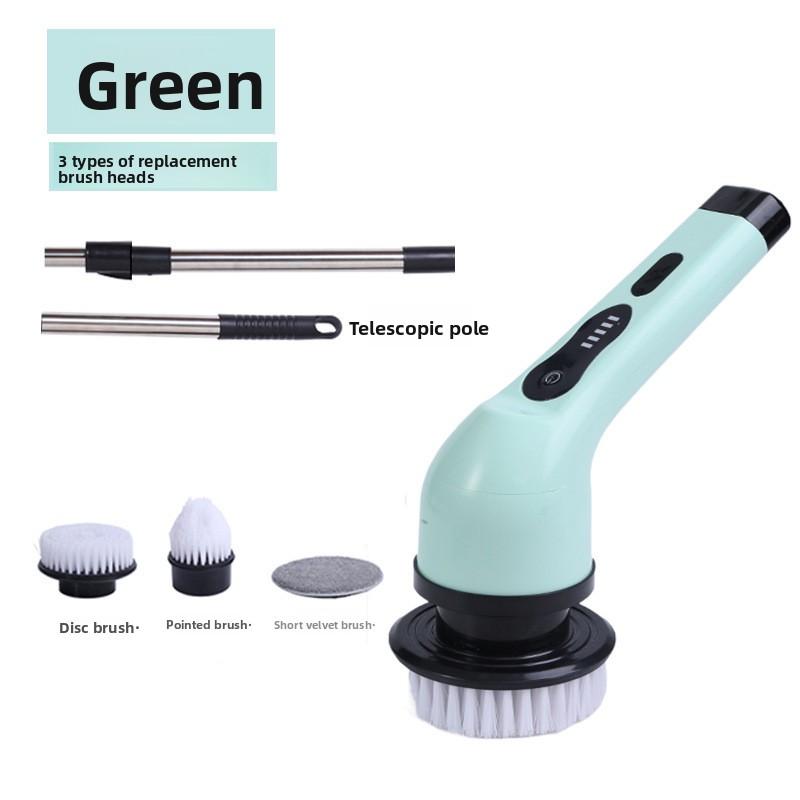 Wireless Electric Cleaning Brush Set Powerful Multifunctional for Kitchen Bathroom Car Handheld Artifact English