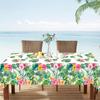 Hawaiian Party Decoration Palm Leaves Disposable Tablecloth Table Cover Tropical Summer Beach Supplies Luau Birthday Party decor