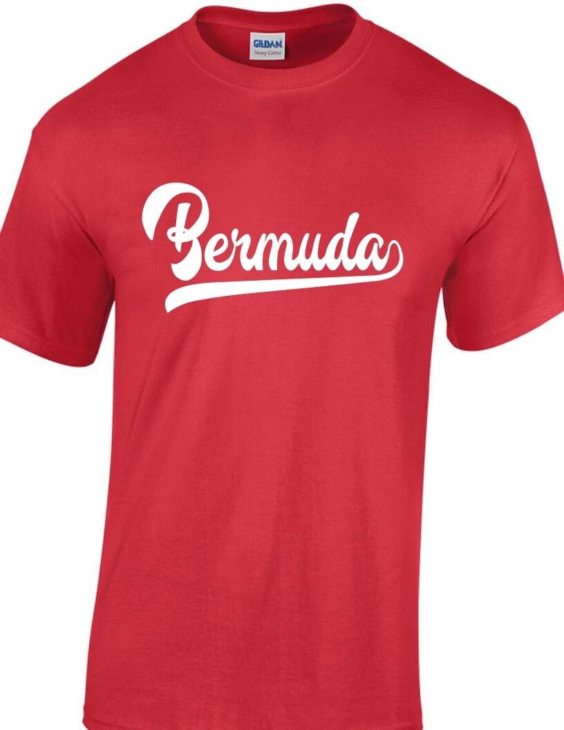 Bermuda Script Tail Country Pride Love Tee Shirt Triangle Island All Colors XL