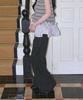 The Green Lab Soft Daily Dot Bootcut Pants [Black]