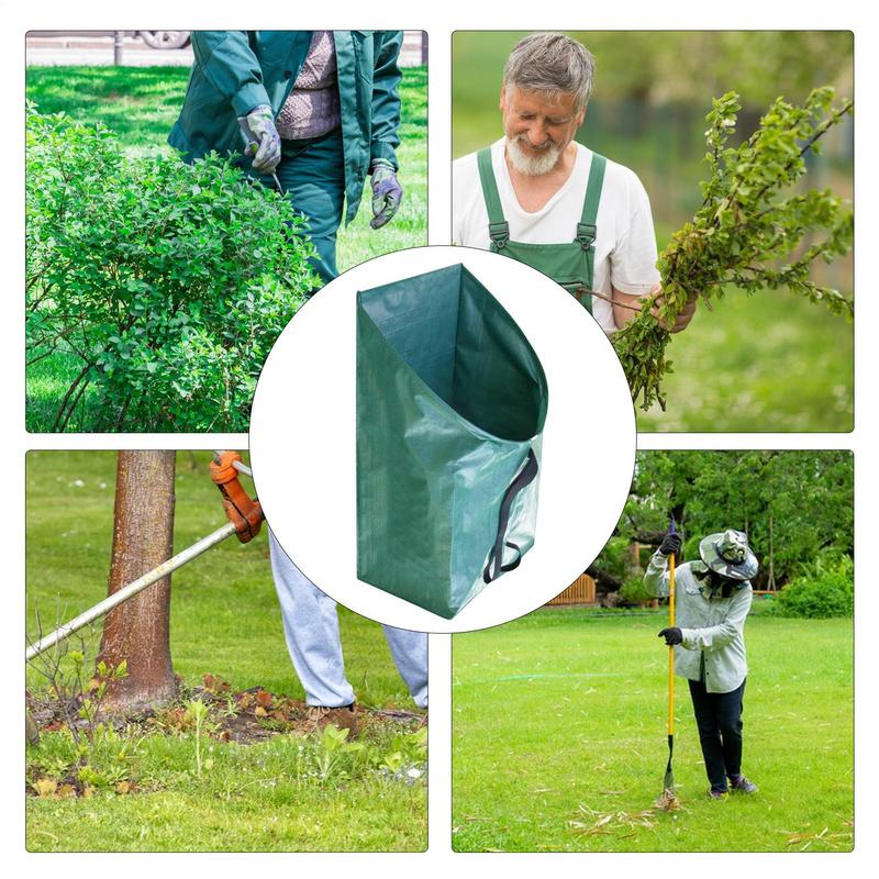 Leaf Collector 200L Reusable Garden Bag For Collecting Leaves Portable Trash Bag Leaf Collector For Backyard Lawn Garden Farm